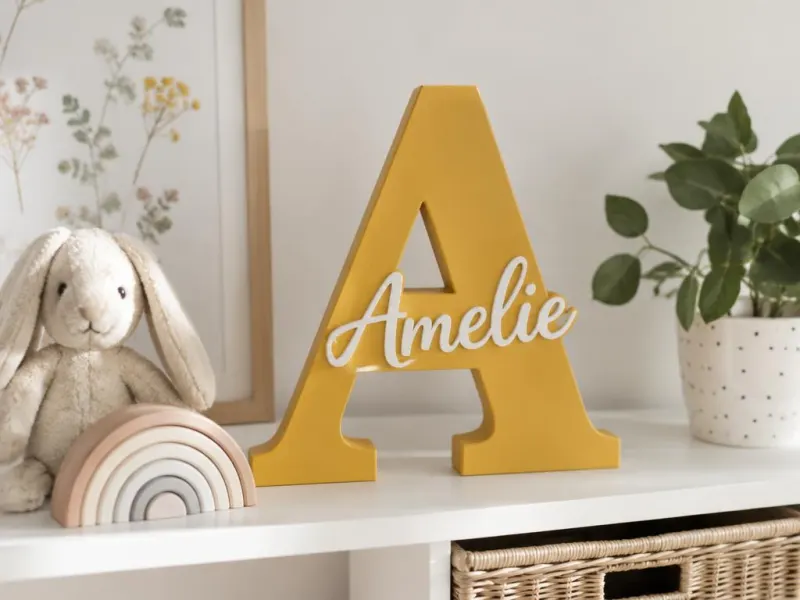 Beispiel aus 3D-Buchstaben