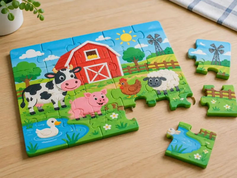 3D-Vorschau: Puzzle aus Bild